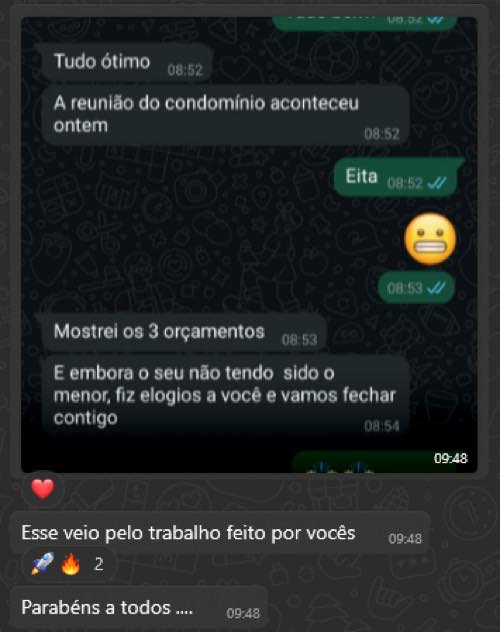 Mensagem WhatsApp - CLEVER